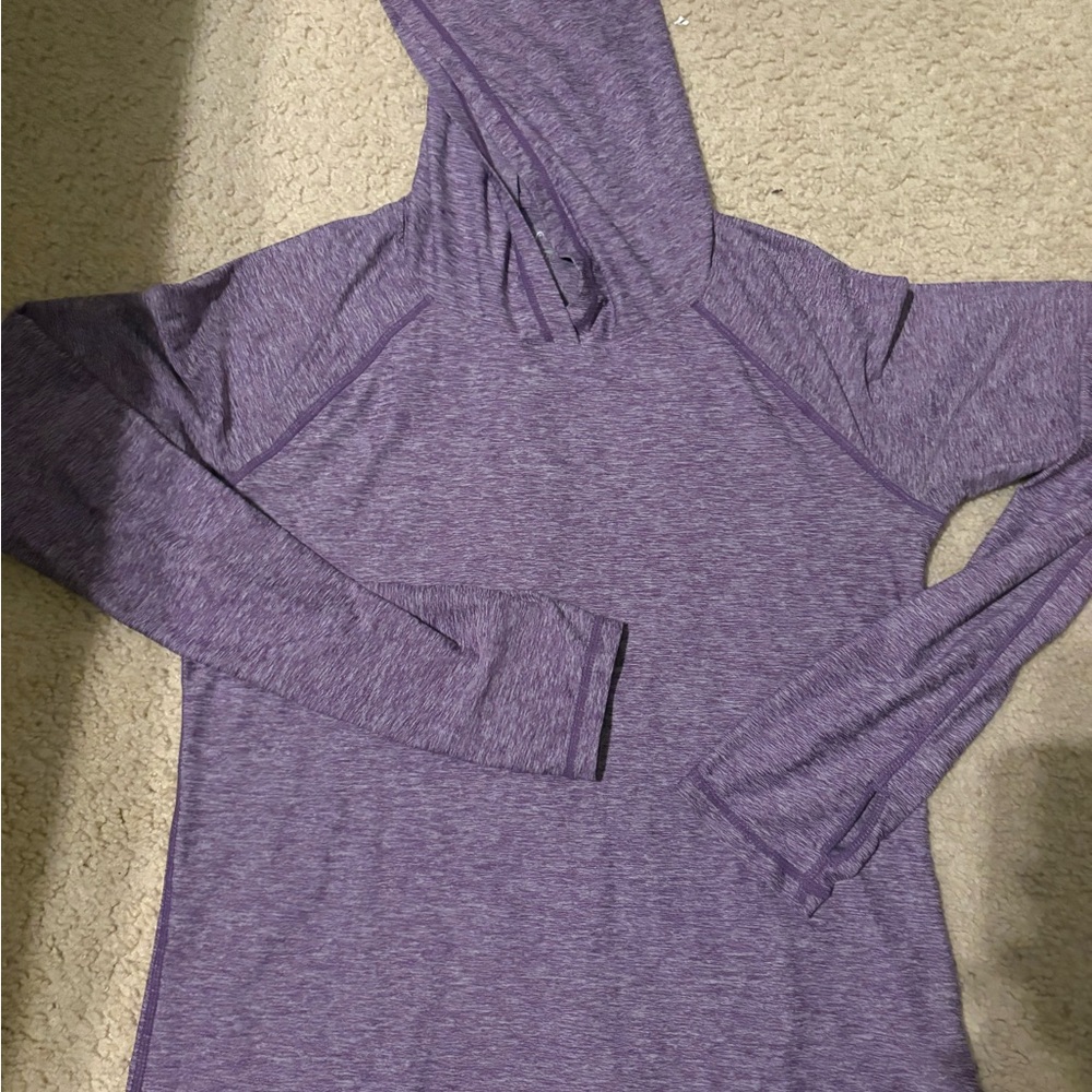 Women's Purple Long Sleeve Athletic Top